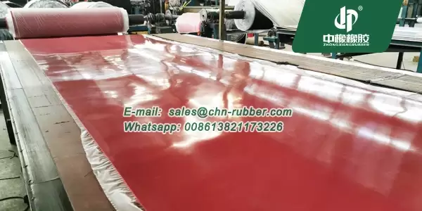 red latex sheet