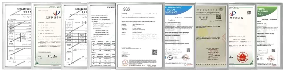 Tianjin China Rubber Sheet Factory Compliance & Quality Certifications Hub A comprehensive composite portfolio of official quality management certificates and technical patents verified for Tianjin China Rubber Co., Ltd., showcasing international compliance standards including ISO 9001, SGS test reports, REACH, and RoHS 2.0 for premium industrial rubber sheet wholesale supply.