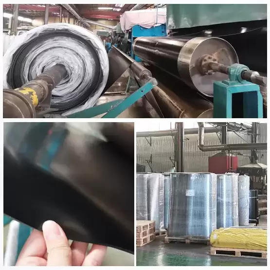 Hardness 70 Black FKM Viton rubber sheet 2.0 gravity