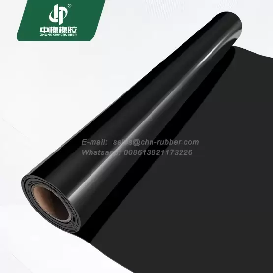 Hardness 70 Black FKM Viton rubber sheet 2.0 gravity