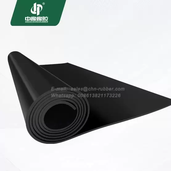 Hardness 38 Natural NR rubber sheet roll