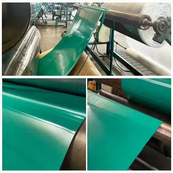 Specific gravity 1.5 green ESD mat roll