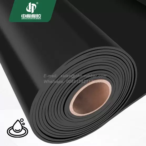 CR content 30% 50% 70% 100% oil resistance rubber  sheet